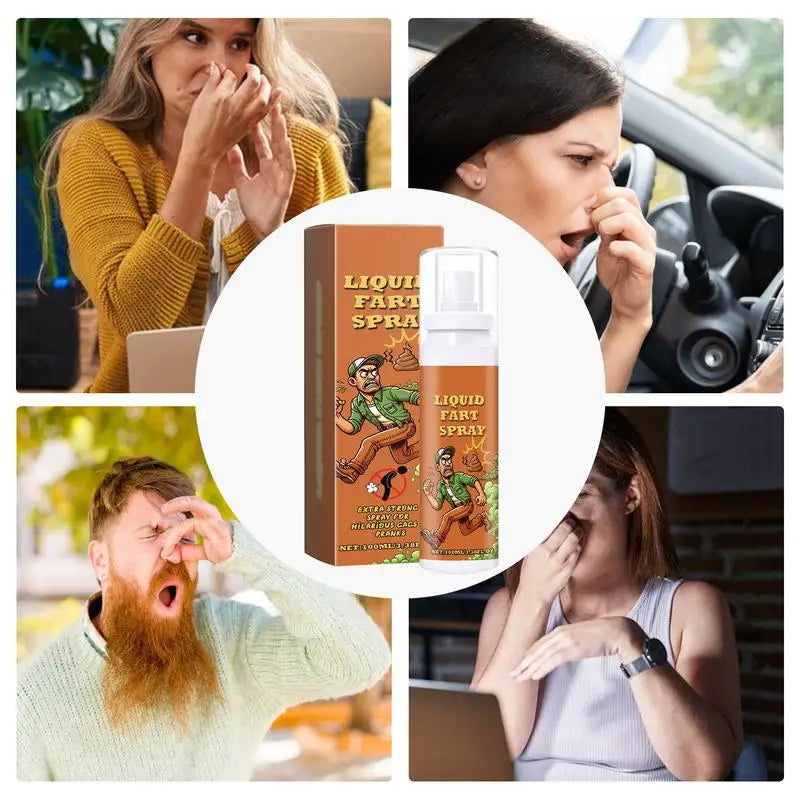 100ml Fart Spray Prank Joke Plastic Fart Gag Spray Party Supplies Spoof Odor Spray for Adults Kids Non Toxic for April Fools Day