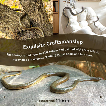 Snake Prank With String Clip Funny Large Realistic Rubber Snake Prank With String And Clip Rubber Fake Snake Model Fashion