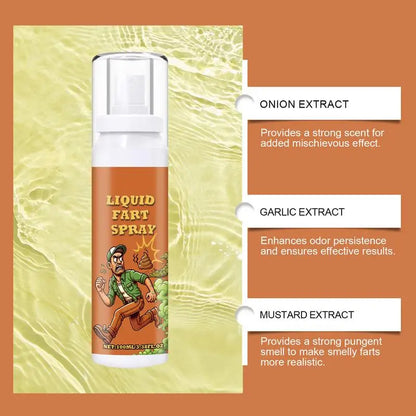 100ml Fart Spray Prank Joke Plastic Fart Gag Spray Party Supplies Spoof Odor Spray for Adults Kids Non Toxic for April Fools Day