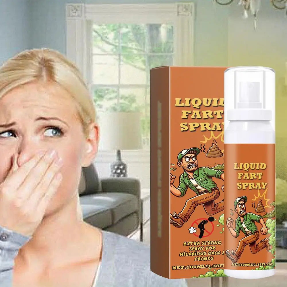 100ml Fart Spray Prank Joke Plastic Fart Gag Spray Party Supplies Spoof Odor Spray for Adults Kids Non Toxic for April Fools Day