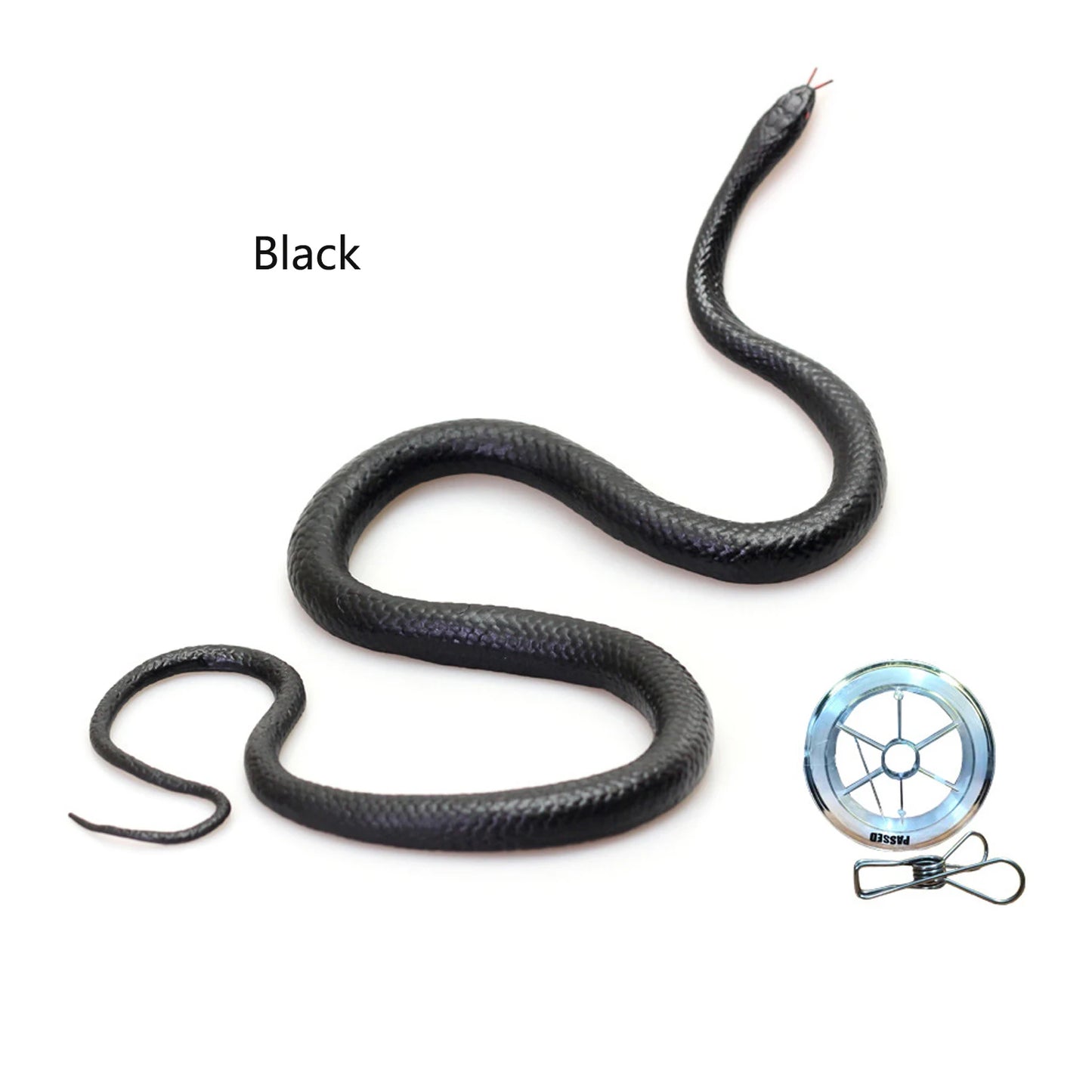 Snake Prank With String Clip Funny Large Realistic Rubber Snake Prank With String And Clip Rubber Fake Snake Model Fashion