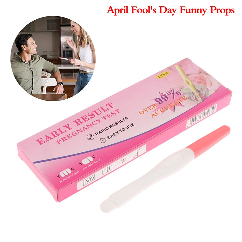 1 pc Fake Prank Joke Pregnancy Test Positive fool's Day Practical Joke Toys Adult Women Men Fun Boyfriend Toy