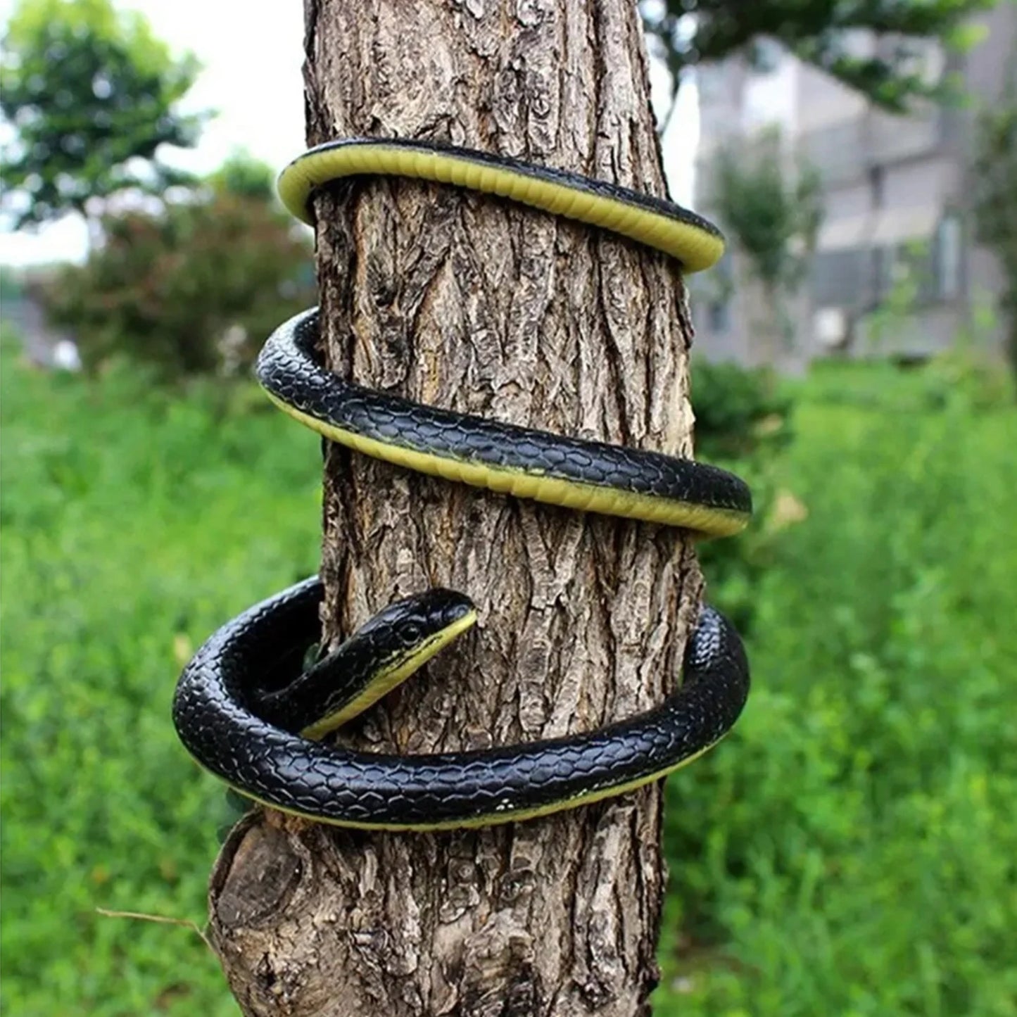 Snake Prank With String Clip Funny Large Realistic Rubber Snake Prank With String And Clip Rubber Fake Snake Model Fashion
