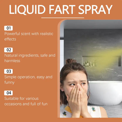 100ml Fart Spray Prank Joke Plastic Fart Gag Spray Party Supplies Spoof Odor Spray for Adults Kids Non Toxic for April Fools Day