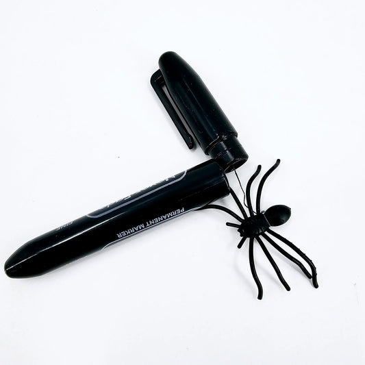 Scare Prank Spider Pen Magic Tricks 3D Jumping Spider Magic Gag Close-up Party Prank Toys Comedy Props Accessories Easy to Do