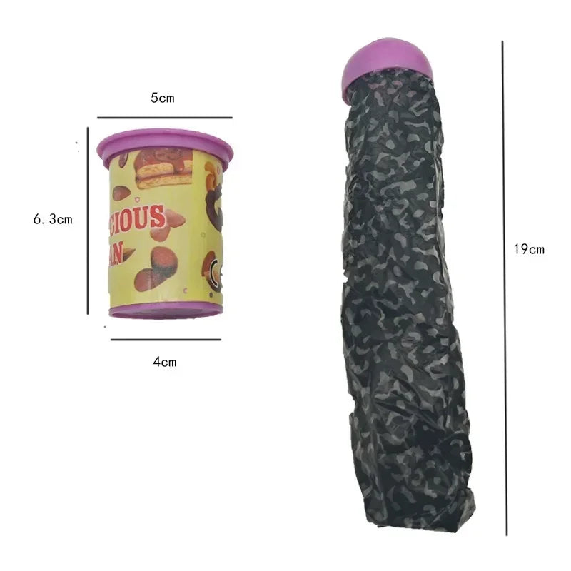 April Fool's Day scare simulation snake potato chips bucket prank prank strange toy prank to send friends send girlfriends